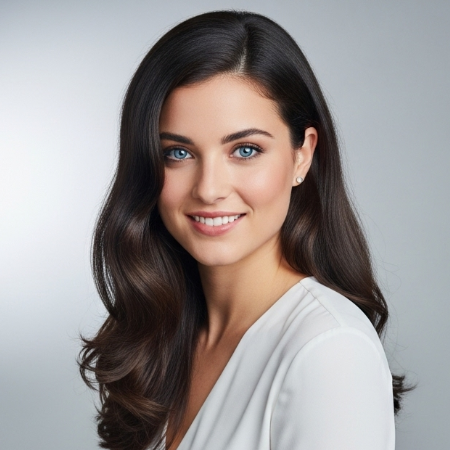 Portrait de Marie Dubois, cliente satisfaite